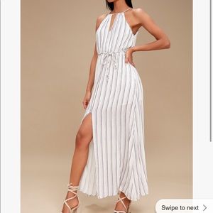 Lulu’s Daydreamer striped maxi dress